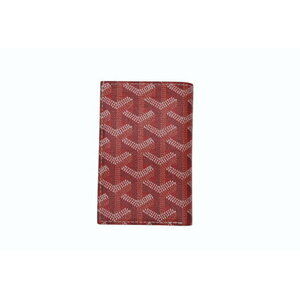 GOYARD Malesherbes Card Wallet red Goyardine canvas